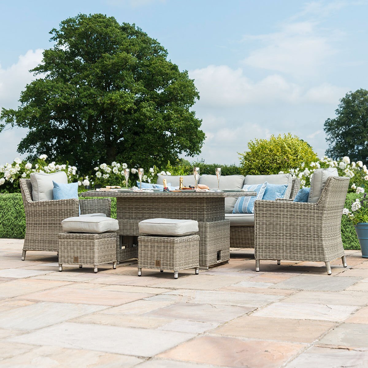 Oxford Sofa Rattan Dining Set - Image 5