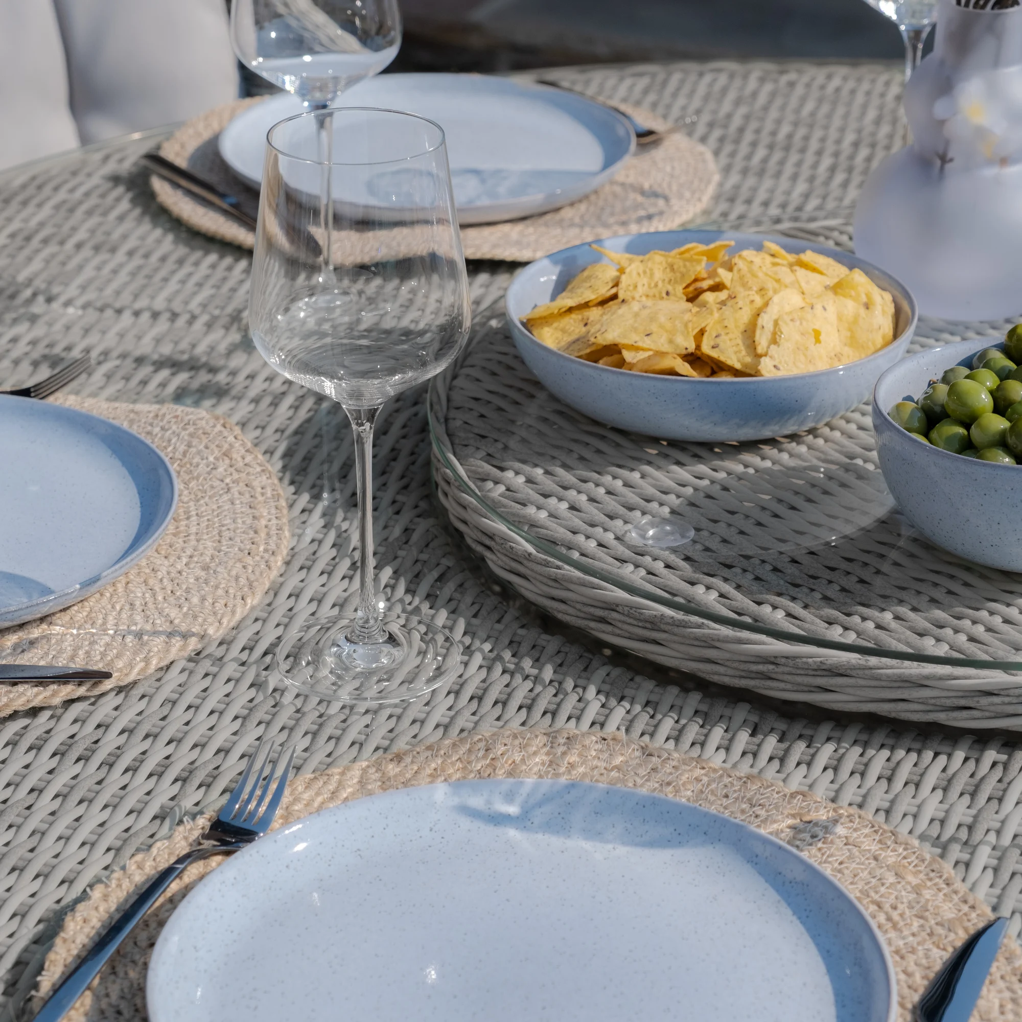 Oxford 6 Seat Round Dining Set - Image 12