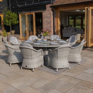 Alternative view of Oxford 8 Seat Round Dining Set