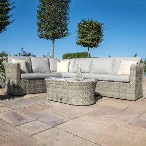 Oxford Large Rattan Corner Sofa Set