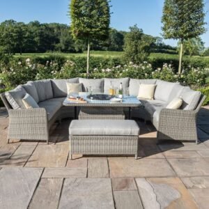 Oxford Royal U-Shaped Rattan Sofa Set