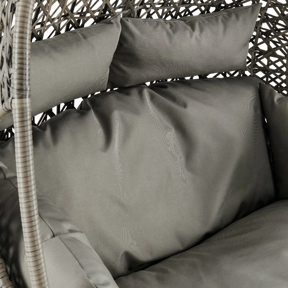 RATTANE Double Swing Chair with Stand - Image 2