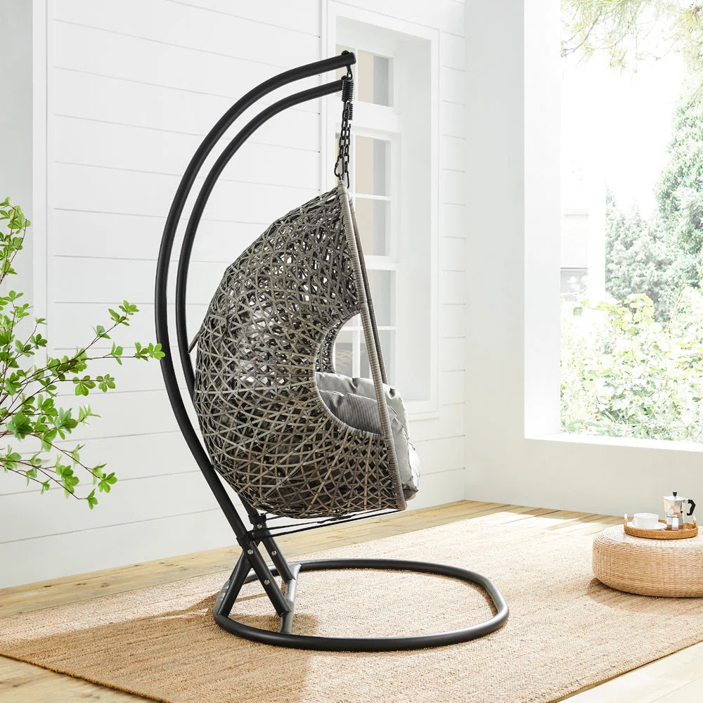 RATTANE Double Swing Chair with Stand - Image 9