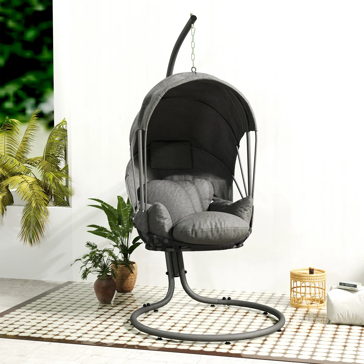 RATTANE Swing Chair with Stannd - Image 3