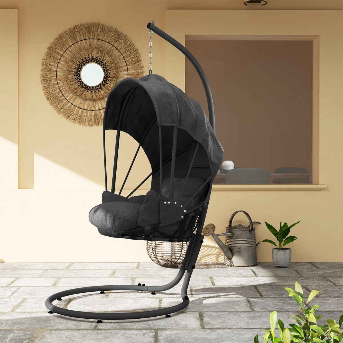 RATTANE Swing Chair with Stannd - Image 7
